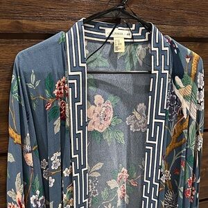 GP & J Baker x H&M Blue Floral Kimono